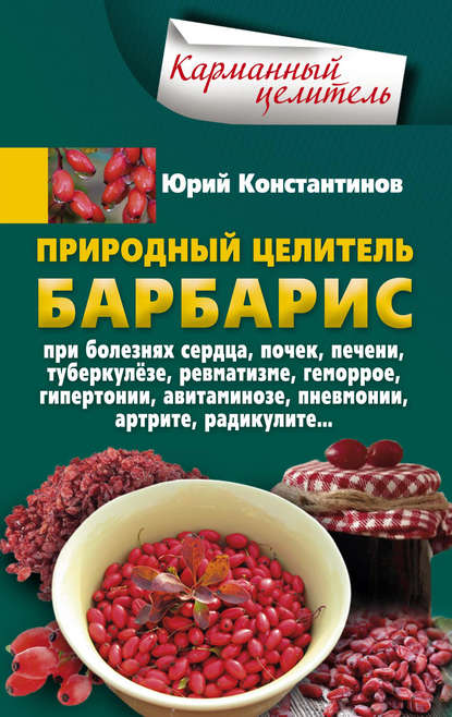 Природный целитель барбарис. При болезнях сердца, почек, печени, туберкулёзе, ревматизме, геморрое, гипертонии, авитаминозе, пневмонии, артрите, радикулите Природный целитель барбарис. При болезнях сердца, почек, печени, туберкулёзе, ревматизме, геморрое, гипертонии, авитаминозе, пневмонии, артрите, радикулите